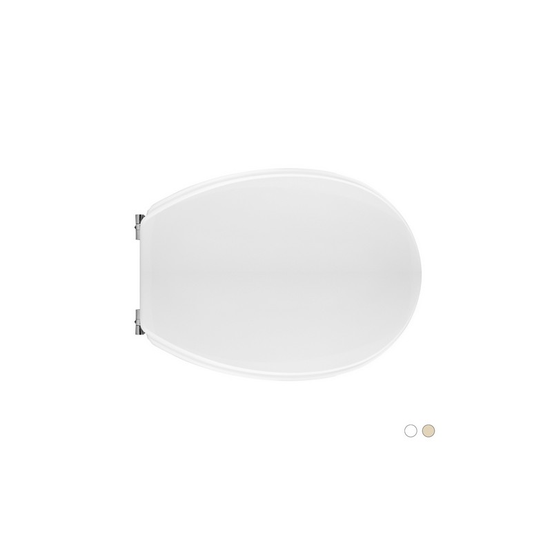 Acquista Sedile wc per pozzi ginori vaso piemonte forma 1 Bianco - Cerniere A passantiDH con riferimento DF. 111-22PPM-B33 a partire da 56,85 €