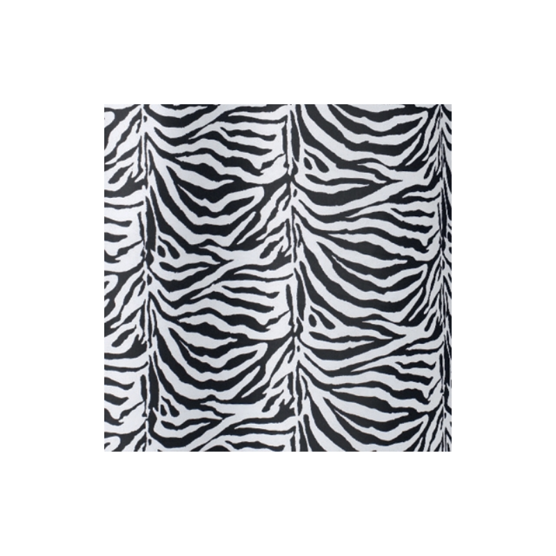 Acquista Tenda per doccia 2 lati in tessuto cm. 180 x 200 mod. zebra nero -DH con riferimento DF. 102-0528 a partire da 16,56 €