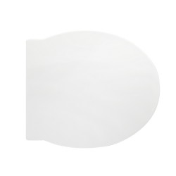 Sedile wc termoindurente mod. td19 forma 2  Bianco Soft-CloseDH