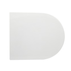 Sedile wc termoindurente mod. td9 forma 7  Bianco Soft-CloseDH