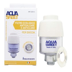 Multi filtro depuratore acqua per doccia e vasca anticalcare 2220-s aquasweet aquasan