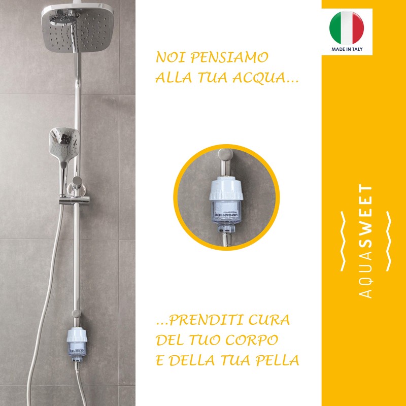 Acquista Multi filtro depuratore acqua per doccia e vasca anticalcare 2220-s aquasweet aquasan con riferimento FA. 2220-S a partire da 27,50 €