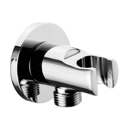 Acquista PRESA ACQUA TONDA A MURO C/SUPPORTO PER DOCCETTA IN OTTONE CROMATO 1/2"  REMER RUBINETTERIE S.P.A. con riferimento HI. 337M a partire da 32,65 €