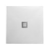 Acquista PIATTO DOCCIA QUADRATO IN ECO-STONE BIANCO MODELLO LONDON H2,5 CM 90X90  con riferimento HI. PDM90*90 a partire da 131,65 €