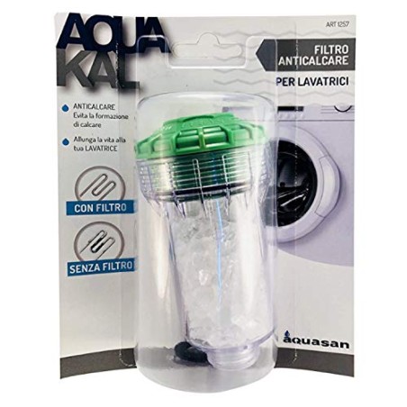 Acquista Filtro anticalcare acqua filtrata per lavatrice aquakal 1257 aquasan con riferimento FA. 1257 a partire da 13,01 €