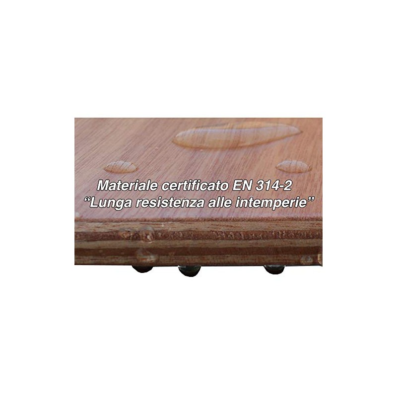 Acquista Pedana piatto doccia 50 x 50 cm legno marino quadrata antiscivolo Castel merlino con riferimento FA. 21 a partire da 46,80 €