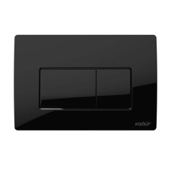 Placca nera di scarico p1 per cassetta incasso tropea 3 VS0871302 valsir