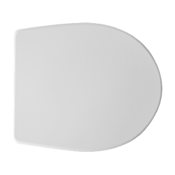 Sedile wc termoindurente mod. d057 doppia cerniera forma 1  BiancoDH