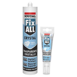 Acquista Sigillante adesivo fix all crystal ml 290 trasparente soudal Soudal con riferimento CT. 1158504 a partire da 13,44 €