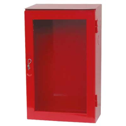 Cassetta esterna'airone' sigillabile preverniciata rosso  h 610 x l 370 x p 210  