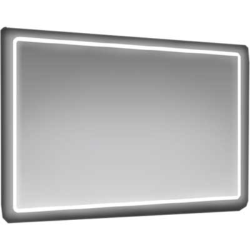 Specchio a filo retro illuminato cm 90 x 60  