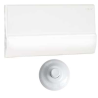 Acquista Placca di copertura + pulsante per cassetta incasso rame bianco  Pucci con riferimento CT. 00581B a partire da 19,75 €