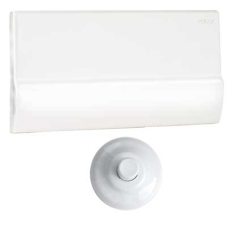 Acquista Placca di copertura + pulsante per cassetta incasso rame bianco  Pucci con riferimento CT. 00581B a partire da 19,75 €