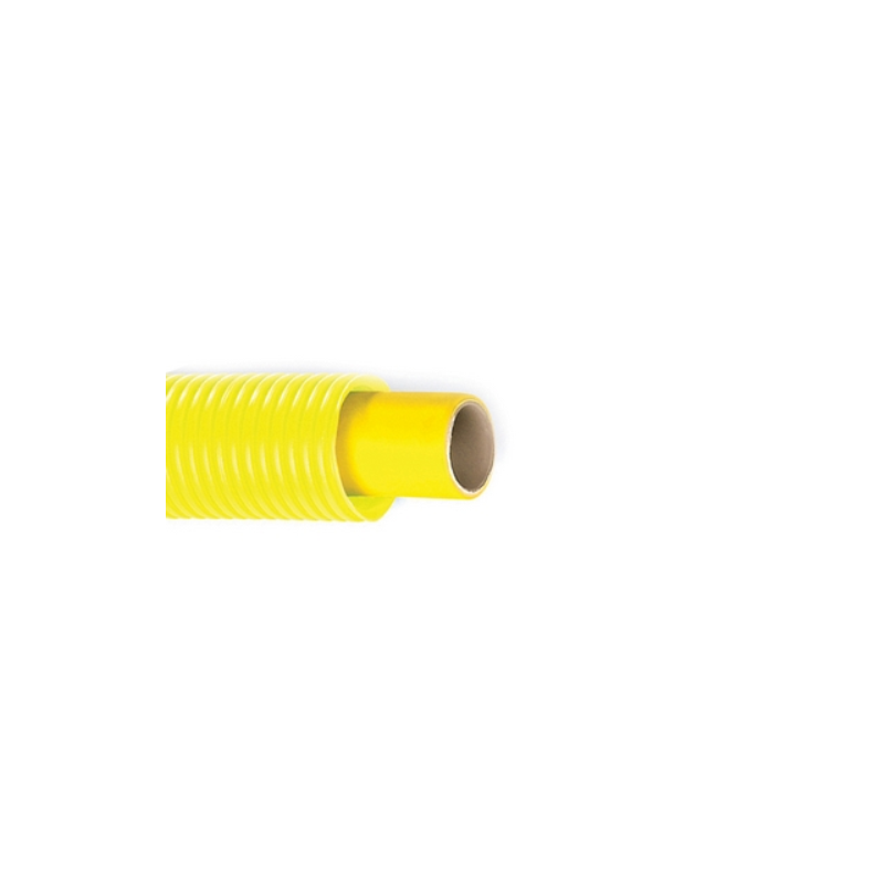 Acquista Tubo multistrato per gas con guaina corrugata gialla Diam. 26 x 3 TIEMME (25 metri ) con riferimento DF. 313-0670-26 a partire da 236,25 €