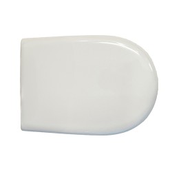 Sedile wc in termoindurente abc aqua forma 7  Bianco- Soft CloseDH