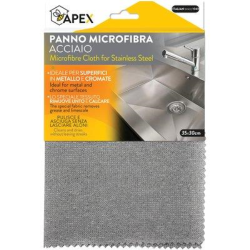 Acquista Panno microfibra acciaio apex cm 35x30 (12 pezzi) Apex con riferimento VX. 2109309 a partire da 32,35 €