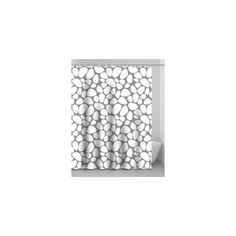 Acquista Tenda doccia stone in vinile + anelli cm 120x200 (2 pezzi) con riferimento VX. 2151089 a partire da 14,85 €