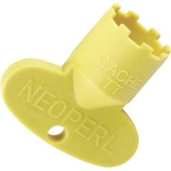 Chiave aeratore cache honeycomb tt neoperl plastica gialla m16.5x1 (10 pezzi) Neoperl