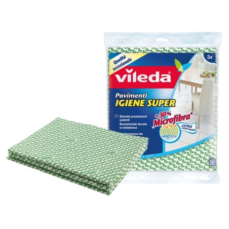 Acquista Vileda panno pavimenti igiene super pz. 3 cm. 45x50 (15 confezioni) - Vileda con riferimento FV. 43171 a partire da 58,40 €
