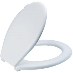 Acquista Sedile wc everest saniplast termoplastica bianco cm 37,3x46,7 Saniplast con riferimento VX. 2150353 a partire da 10,85 €