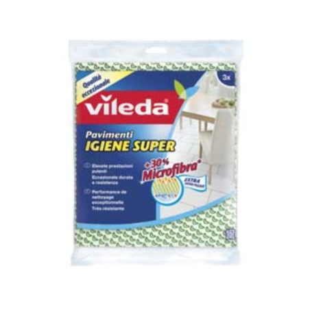 Acquista Vileda panno pavimenti igiene super pz.3 cm.50x45 5 pezzi Vileda con riferimento GF. 309448 a partire da 18,50 €