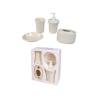 Acquista Set bagno in ceramica bianca Aglaia con riferimento GF. 59039 a partire da 2,85 €