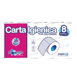 Acquista Carta igienica 2 veli - conf. da 8 rotoli 12 confezione con riferimento GF. 251082 a partire da 38,84 €
